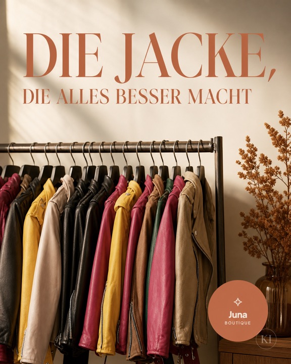 Unsere neue Jackenkollektion ist da – Instagram-Beitrag Boutique