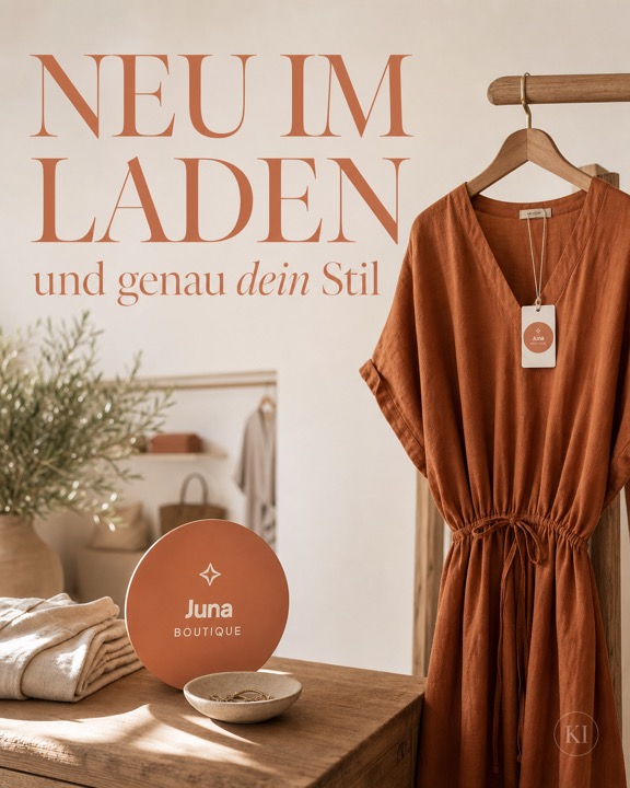 Neu im Laden: das erste Highlight – Instagram-Beitrag Boutique