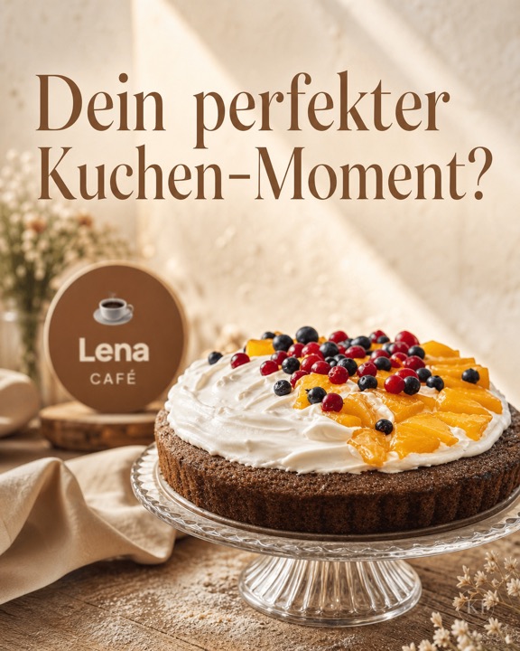 Unser Beerenkuchen von heute – Instagram-Beitrag Café