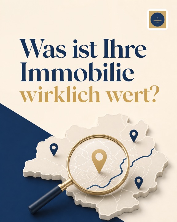 Was ist Ihre Immobilie wert? – Instagram-Beitrag Immobilien