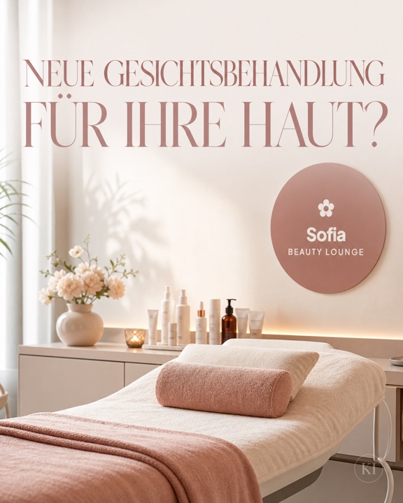 Neue Gesichtsbehandlung in München – Instagram-Beitrag Kosmetikstudio