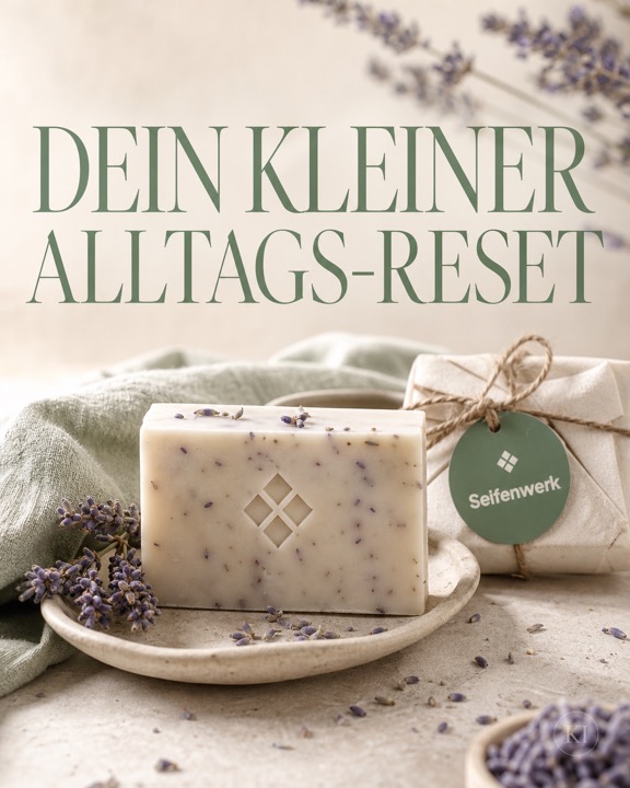 Lavendelseife für ruhige Pflegemomente – Instagram-Beitrag Online-Shop