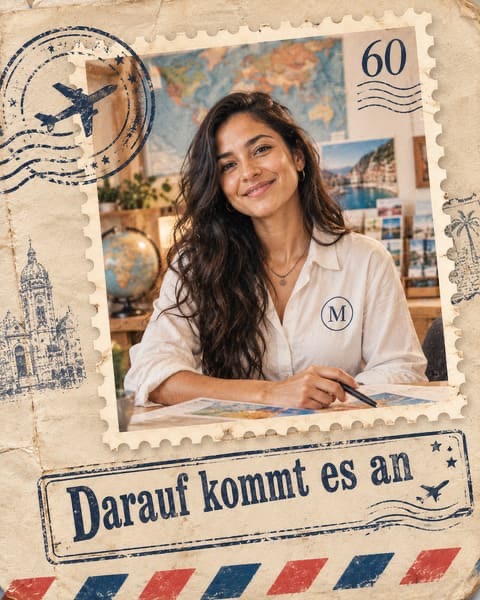Instagram-Look Briefmarke & Post