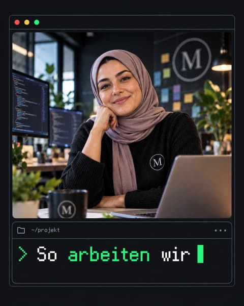 Instagram-Look Terminal · Dark-UI