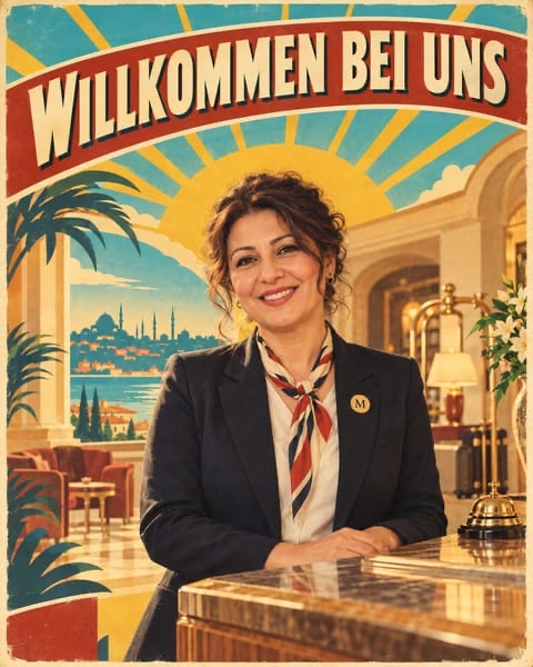 Instagram-Look Vintage-Reiseplakat